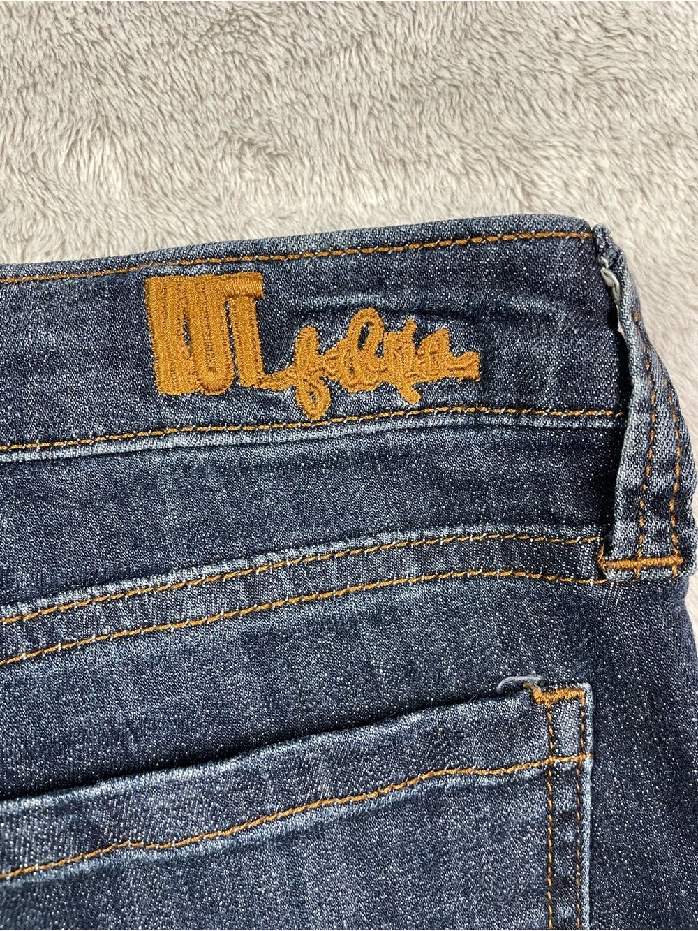 KUT from the Kloth Bardot Crop Skinny Boyfriend Jeans - Dark Wash - Size 8 - Picture 5 of 16